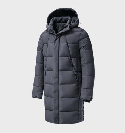 Daan | Classic wind and waterproof parka jacket with a thick hood
