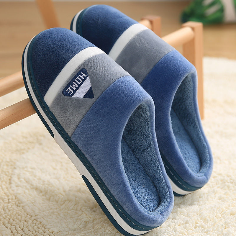 Daan | Grey Leather Lightweight Men's Slippers