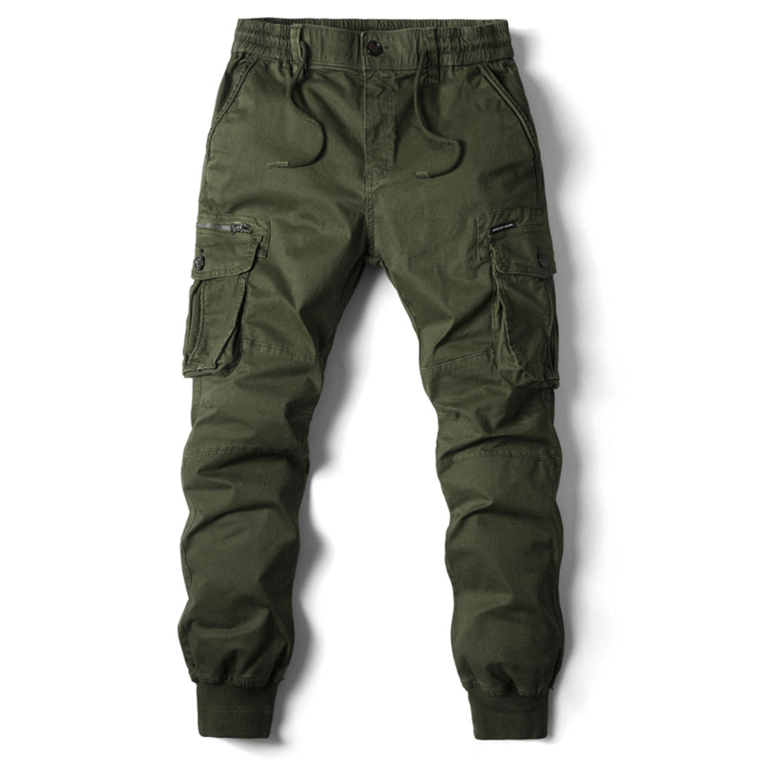 Daan | Long Stylish Men's Cargo Trousers with Pockets