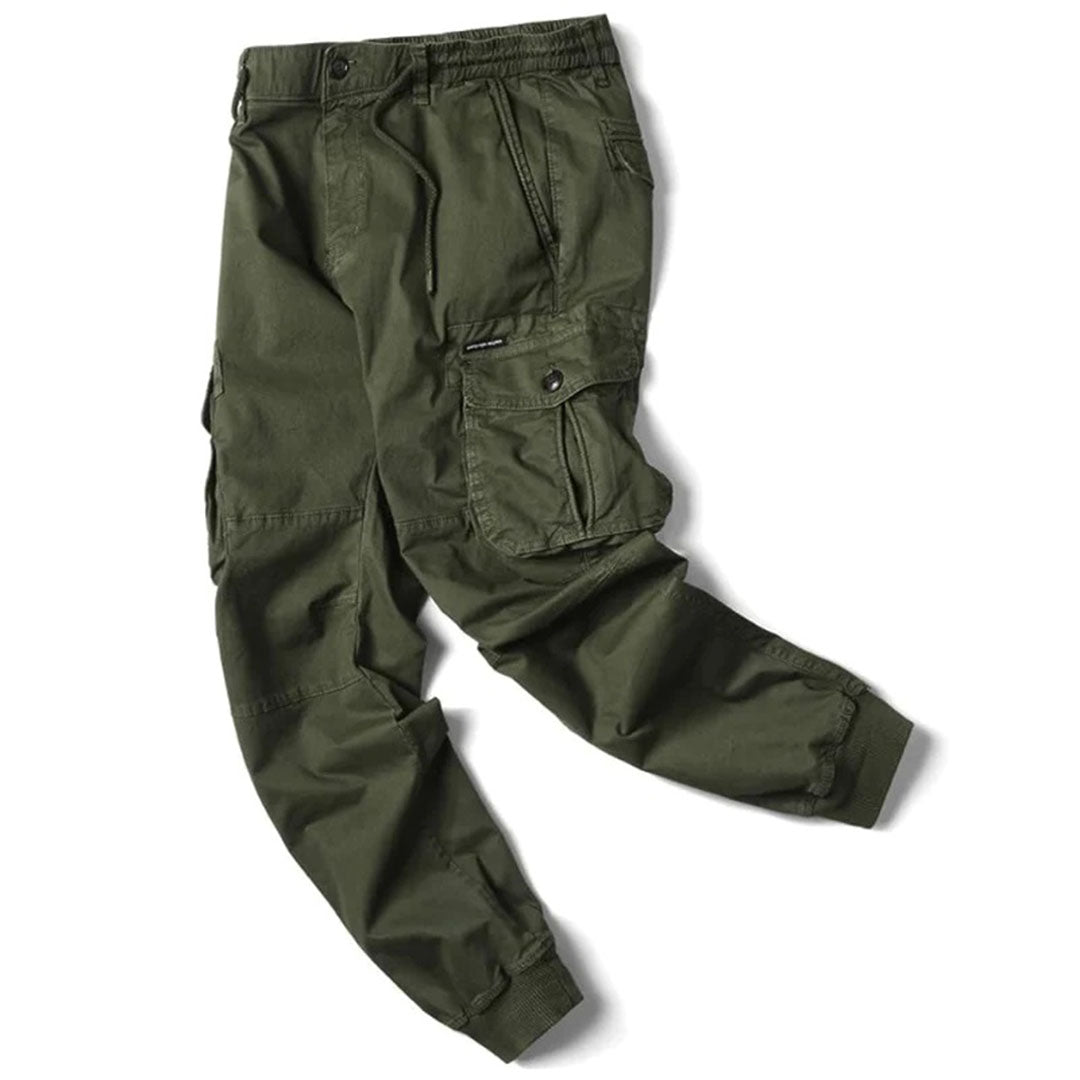 Daan | Long Stylish Men's Cargo Trousers with Pockets