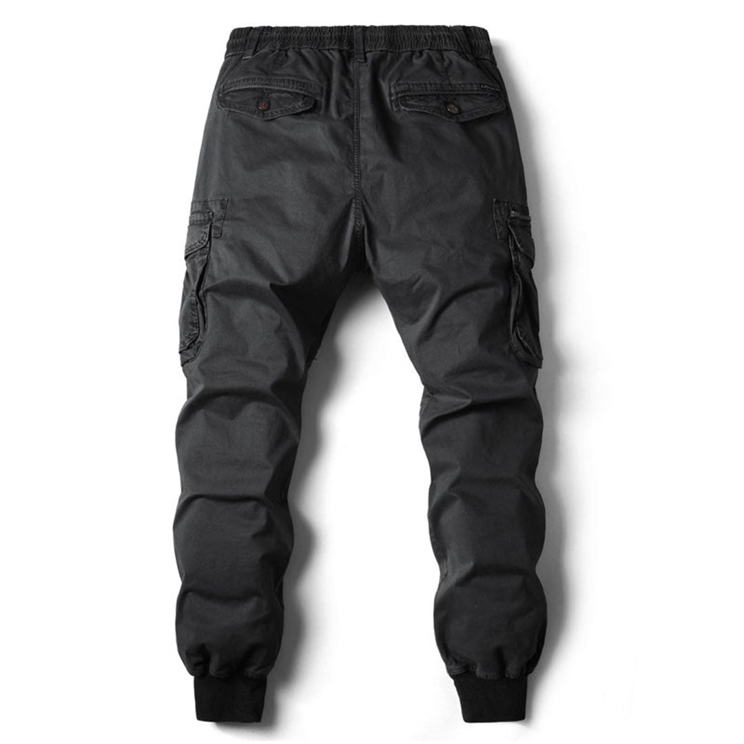 Daan | Long Stylish Men's Cargo Trousers with Pockets