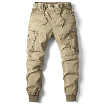 Daan | Long Stylish Men's Cargo Trousers with Pockets