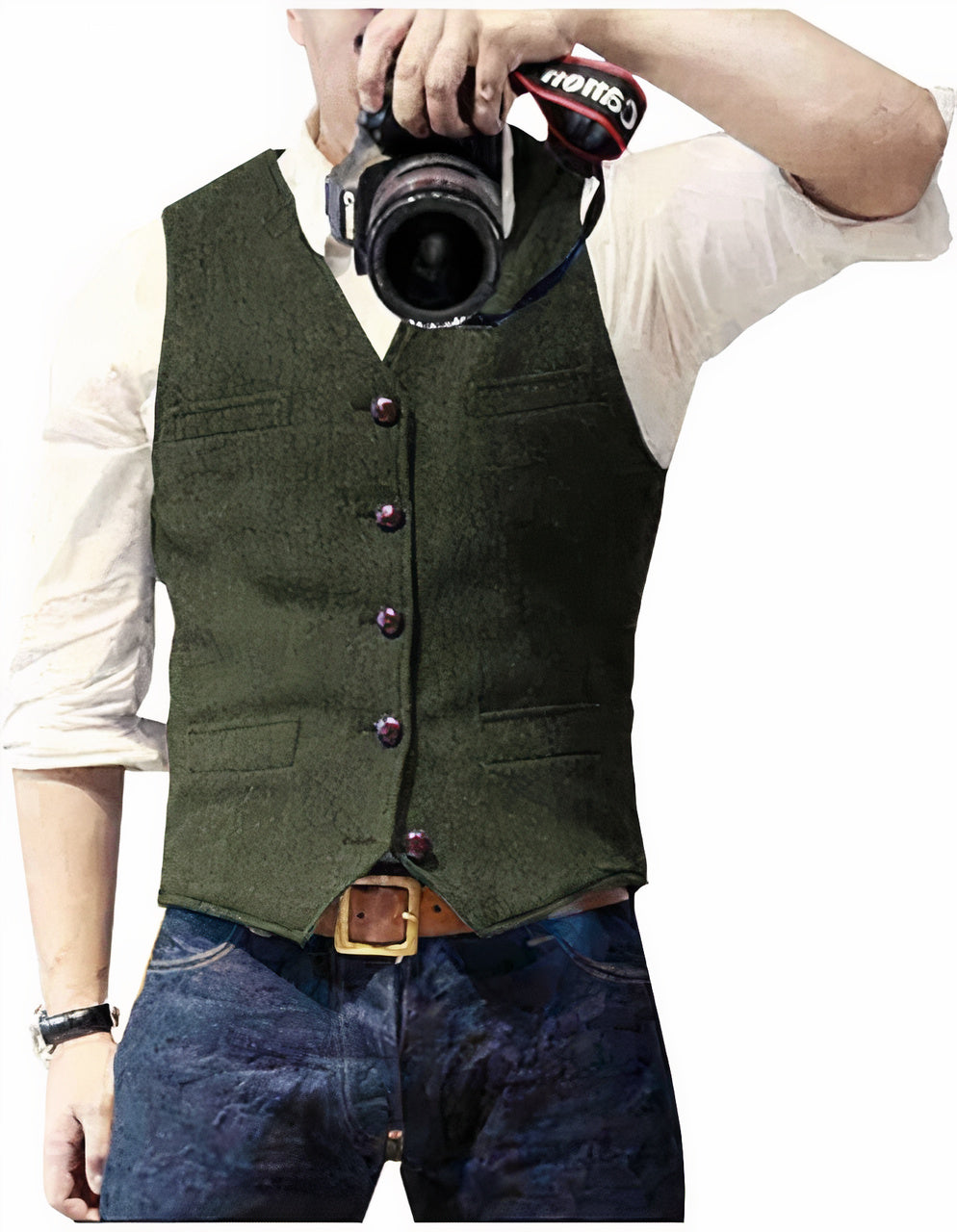 Daan | Stylish Men's Waistcoat with Buttons