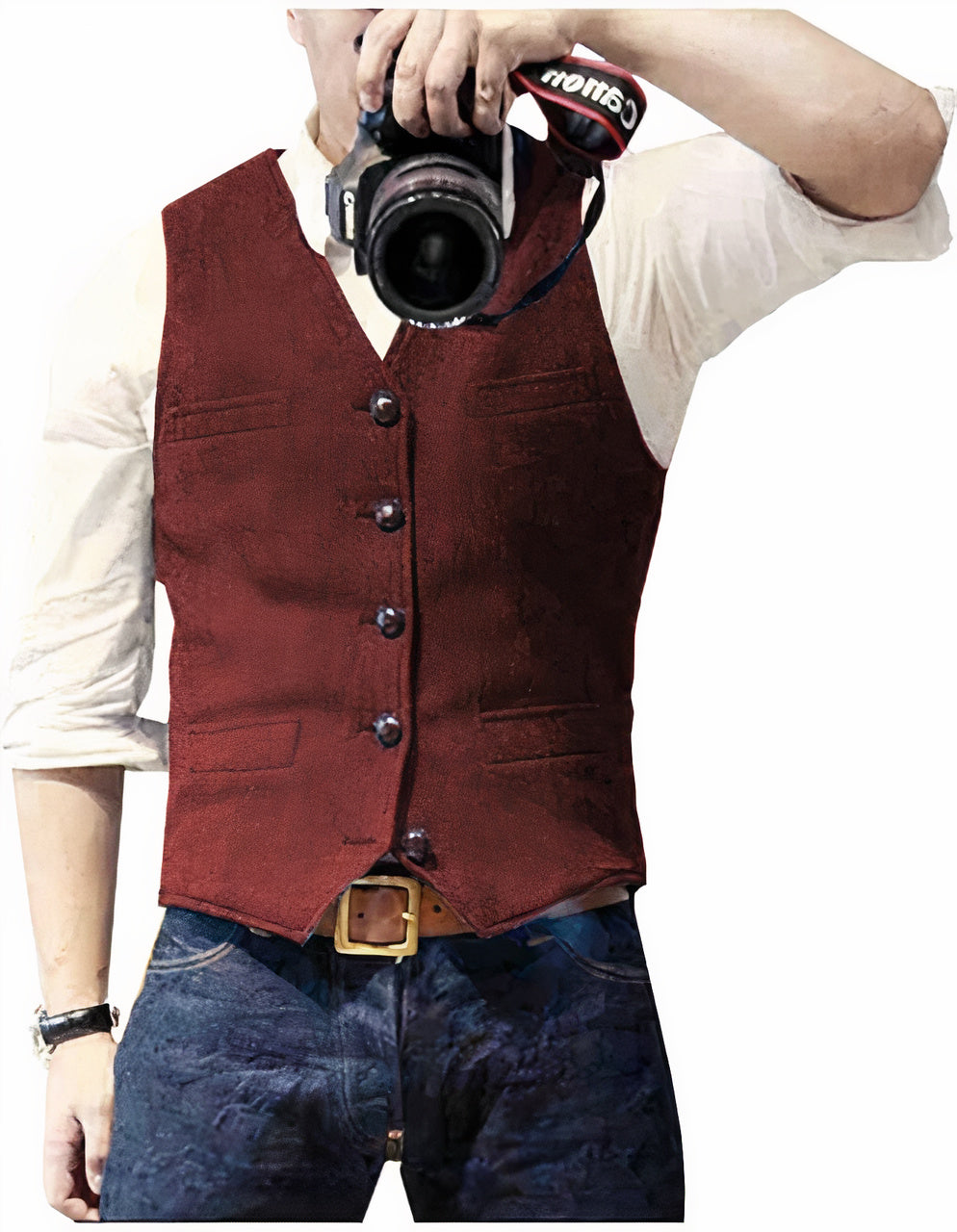 Daan | Stylish Men's Waistcoat with Buttons