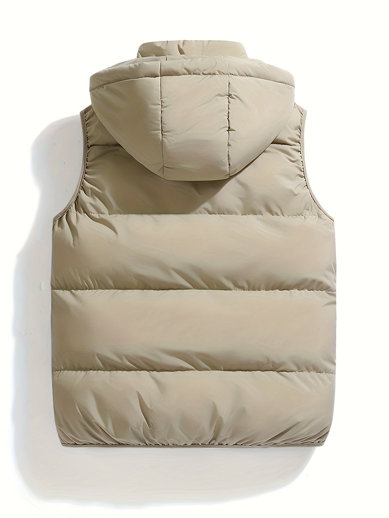 Daan | Warm padded men's gilet with a high collar and hood
