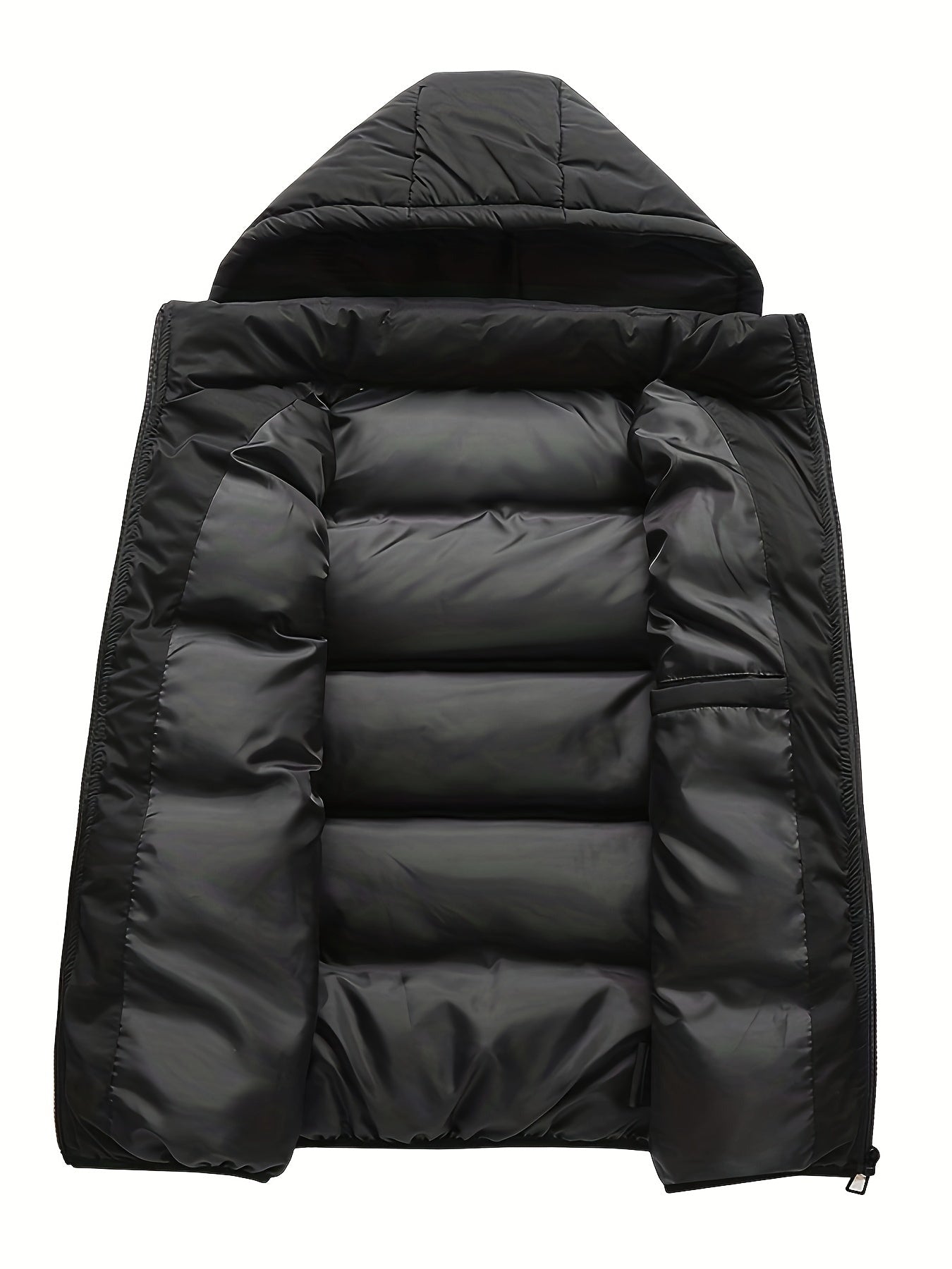 Daan | Warm padded men's gilet with a high collar and hood