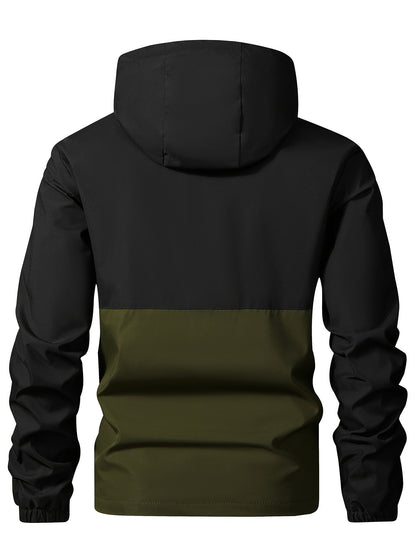 Daan | Windproof Men's Jacket with Zip Fastening and Multiple Pockets
