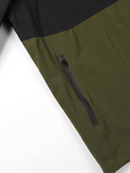 Daan | Windproof Men's Jacket with Zip Fastening and Multiple Pockets