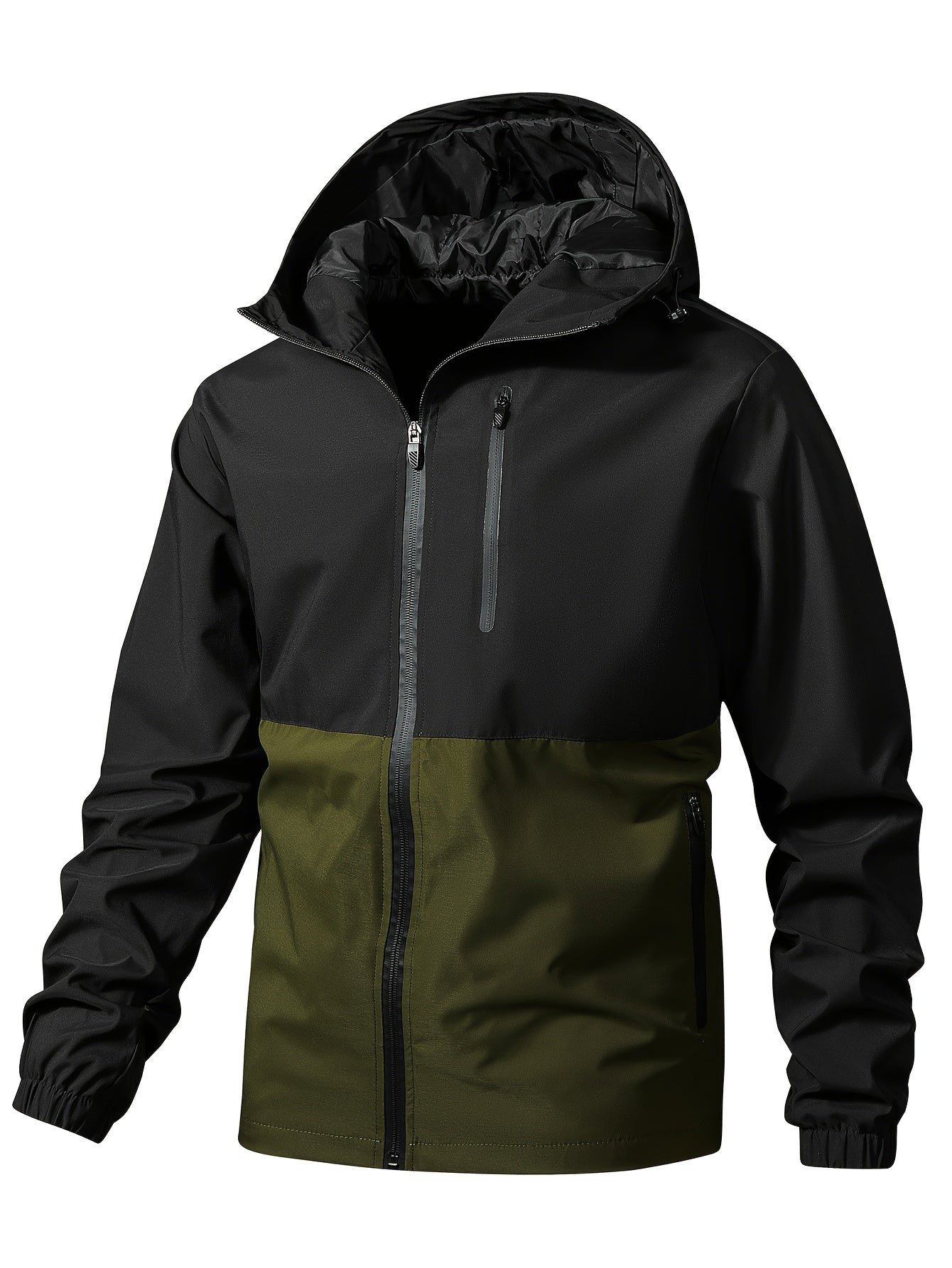 Daan | Windproof Men's Jacket with Zip Fastening and Multiple Pockets