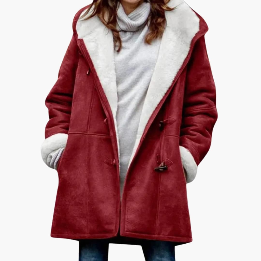 Giacca imbottita da donna – stile con chiusura a coulisse frontale
