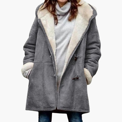Giacca imbottita da donna – stile con chiusura a coulisse frontale