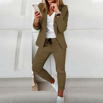 Stylish Blazer and Trouser Set for Women - Noble