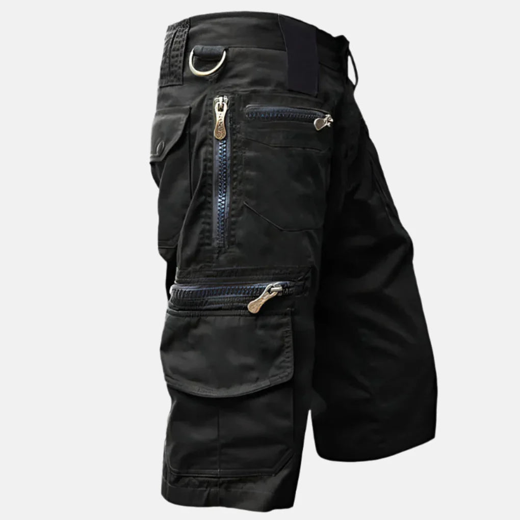 Utility Cargo Shorts for Men with Knee-Length Fit