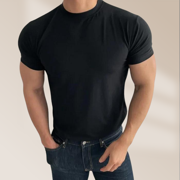T-shirt da uomo dalla vestibilità perfetta, in morbido cotone e dal look moderno