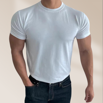 T-shirt da uomo dalla vestibilità perfetta, in morbido cotone e dal look moderno