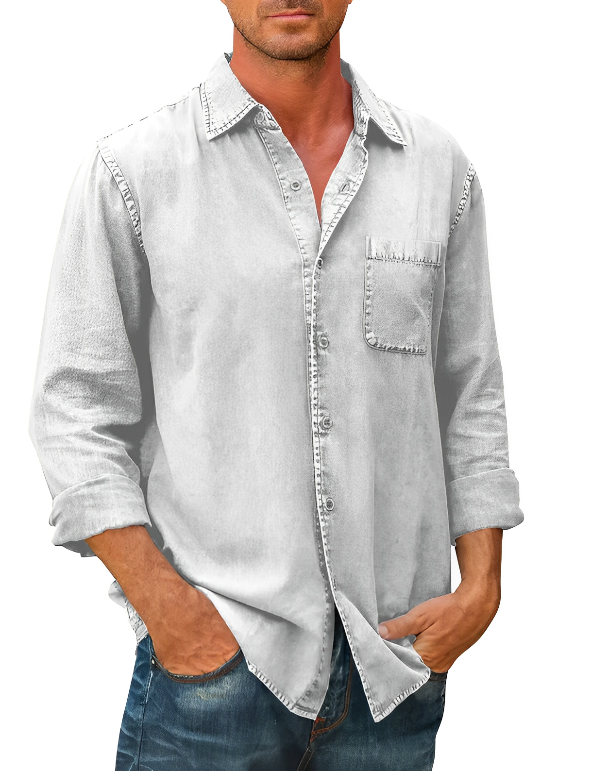 David | Men's Denim Shirt