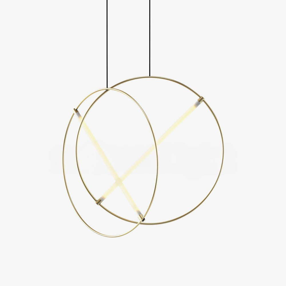 Moderne skandinavische Pendelleuchte mit LED und luxuriöser Oberfläche