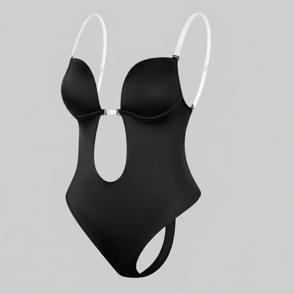 Deep V and backless body shaper - Alda