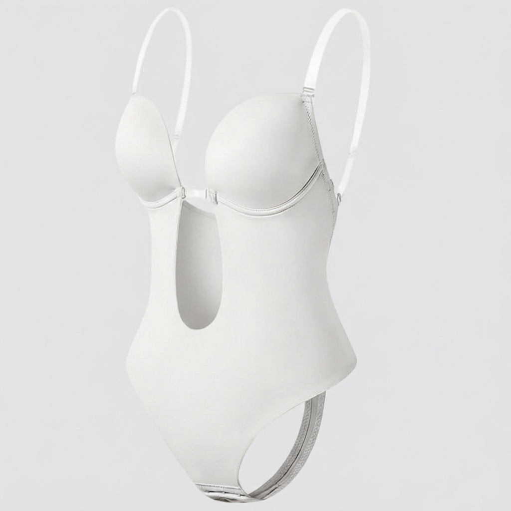 Deep V and backless body shaper - Alda