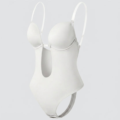 Deep V and backless body shaper - Alda