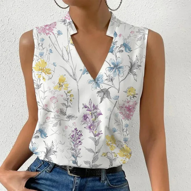 Deni - Chic Sleeveless Women's Top