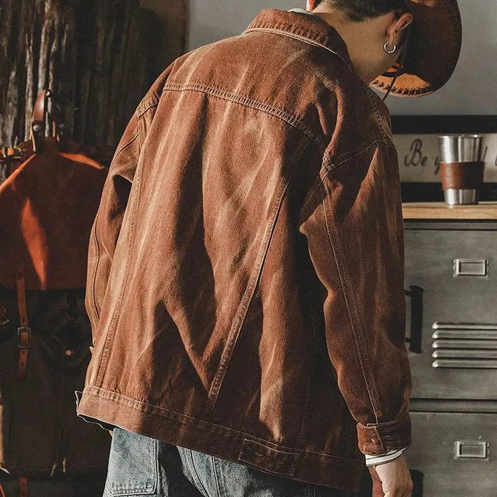 Denim men's jacket - Lincoln - ideal for spring