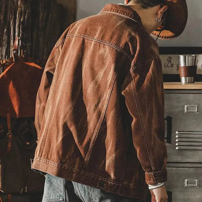 Denim men's jacket - Lincoln - ideal for spring