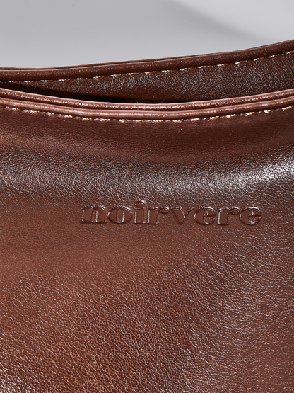 Minimalist Vegan Empty Hobo Shoulder Bag