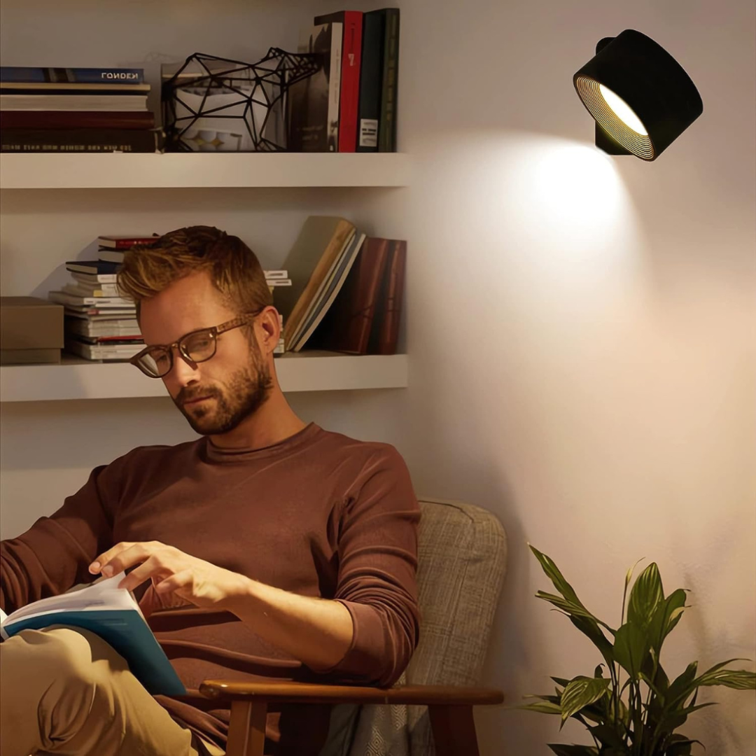 FlexiLamp - Draadloze, oplaadbare 360°-wandlamp