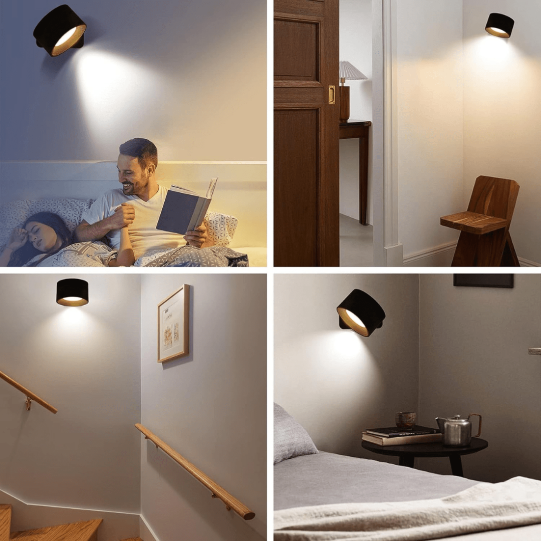 FlexiLamp - Draadloze, oplaadbare 360°-wandlamp