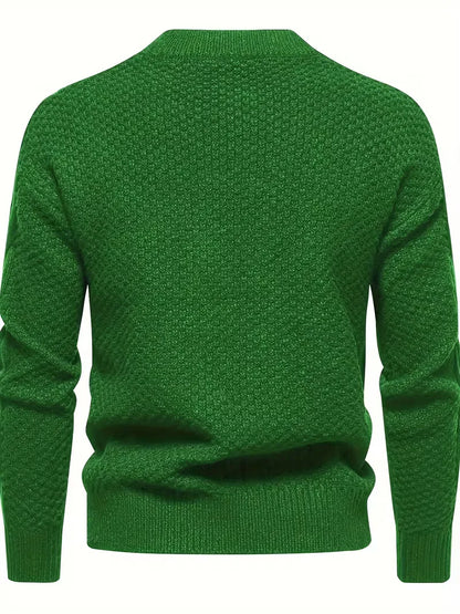 Pull épais en maille avec motif jacquard