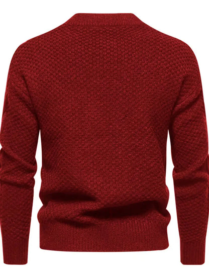 Pull épais en maille avec motif jacquard