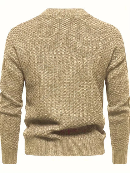 Pull épais en maille avec motif jacquard