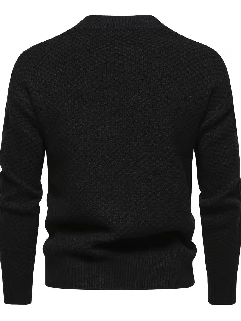 Pull épais en maille avec motif jacquard