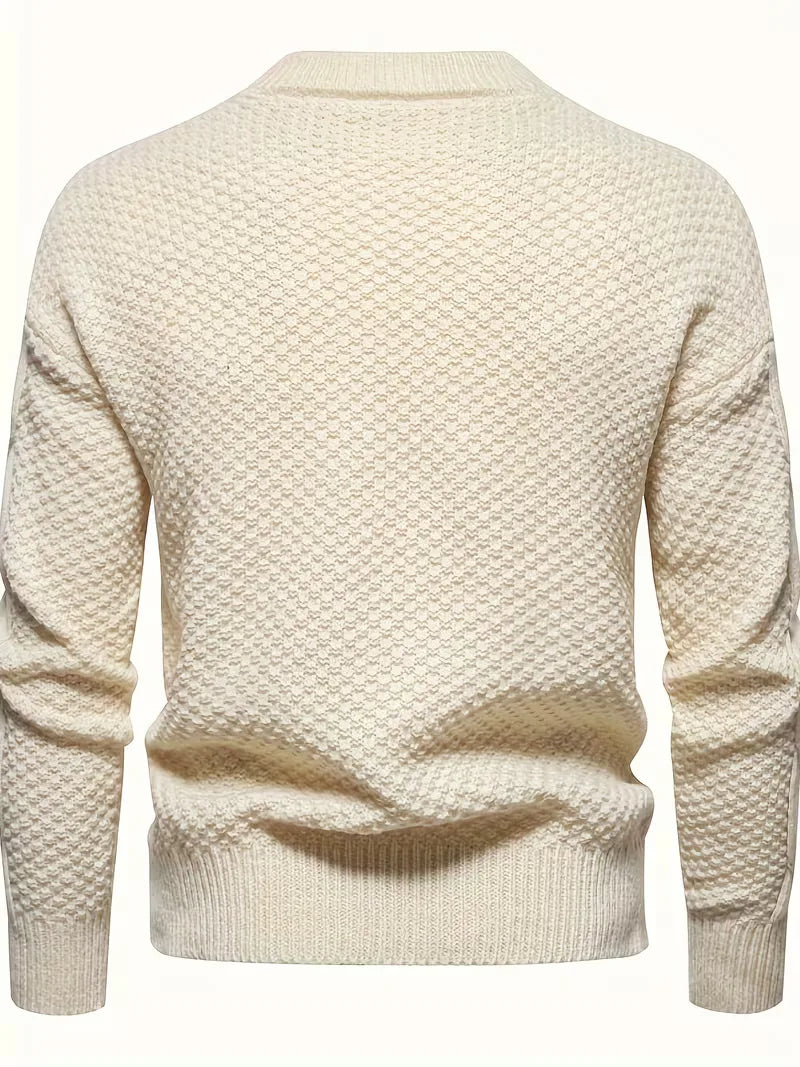 Pull épais en maille avec motif jacquard