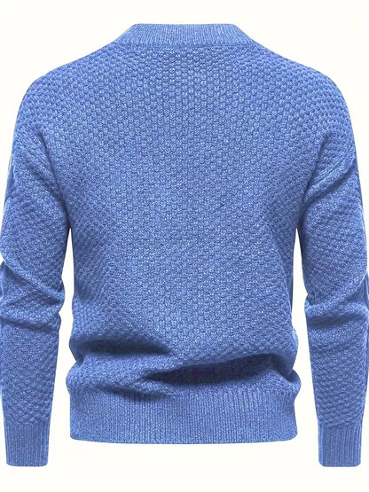 Pull épais en maille avec motif jacquard
