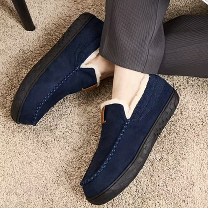 Chaussons épais avec semelle et doublure douces