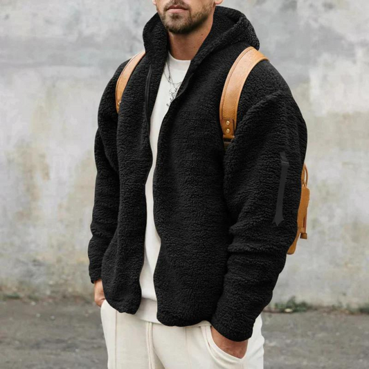 Chaqueta de forro polar reversible para hombre