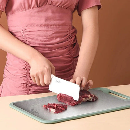 Tagliere in acciaio inossidabile a doppia faccia - Resistente - Igienico - Multifunzionale
