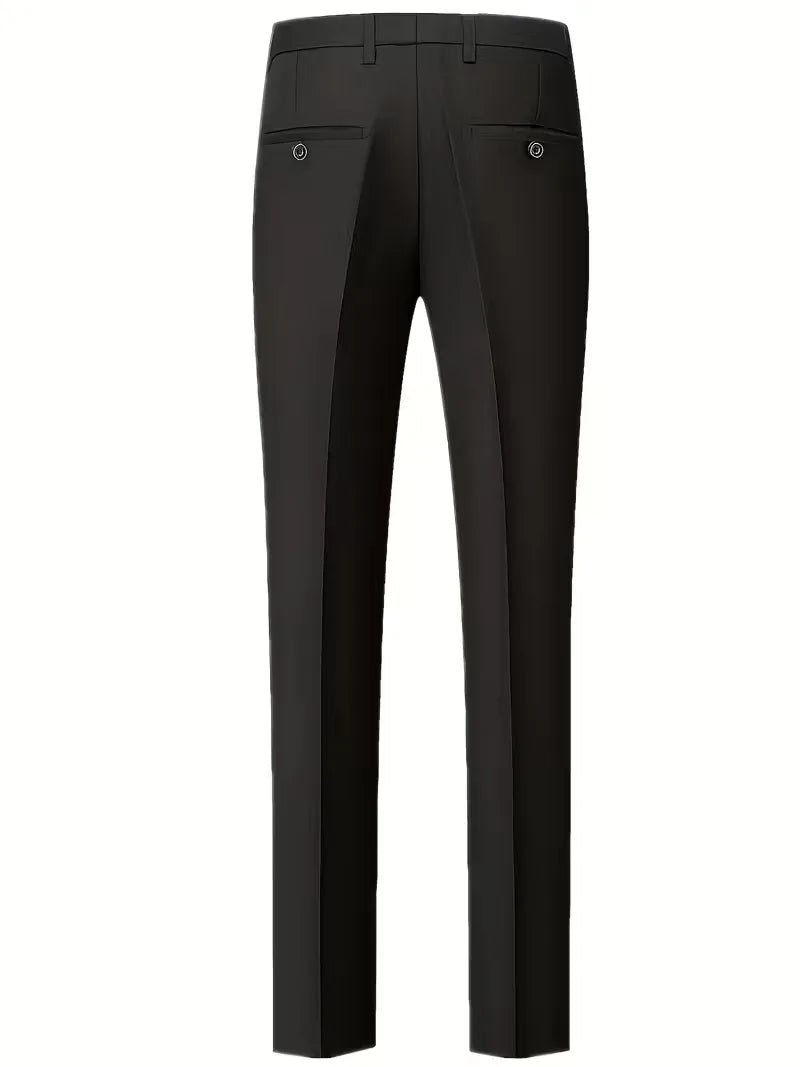 Costume trois pièces pour homme, coupe slim et finition brillante