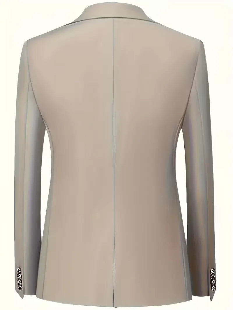 Costume trois pièces pour homme, coupe slim et finition brillante