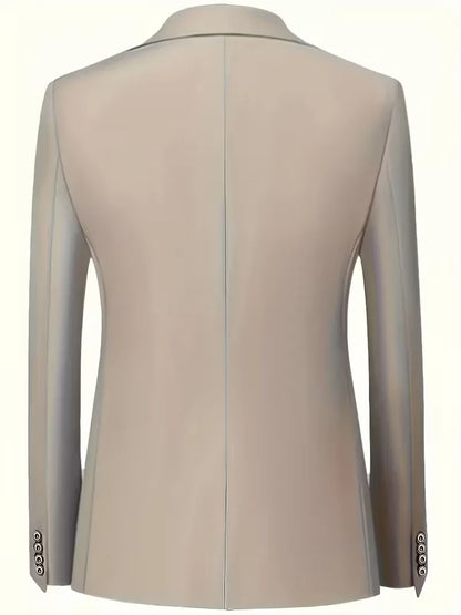 Costume trois pièces pour homme, coupe slim et finition brillante