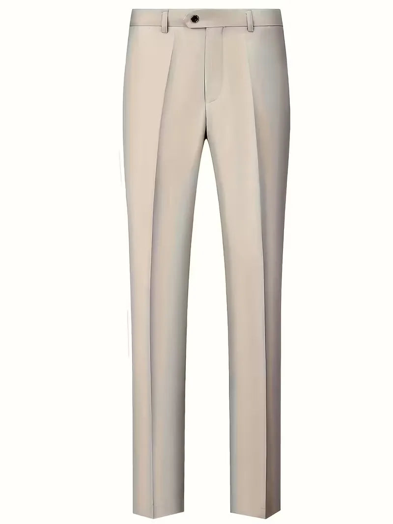 Costume trois pièces pour homme, coupe slim et finition brillante