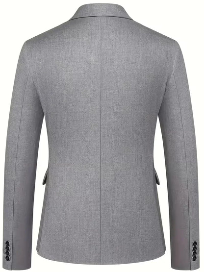 Costume trois pièces pour homme, coupe slim et finition brillante