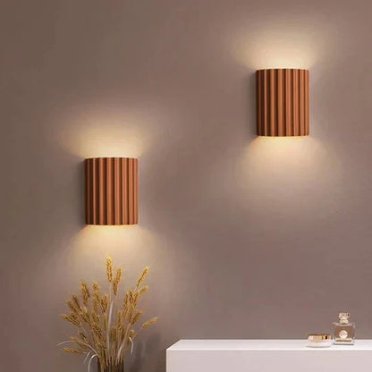 Moderní žebrované nástěnné svítidlo - elegantní a funkční