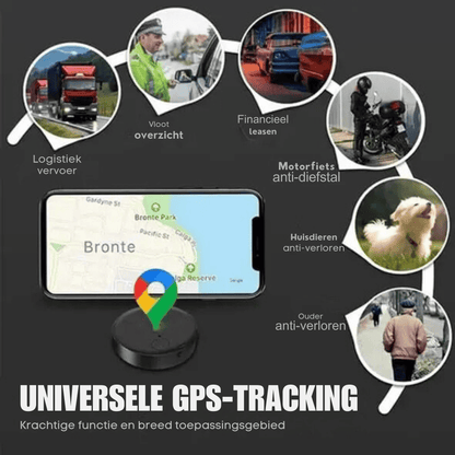 3x mini-gps-tracker - Krachtige tracker voor auto en sleutels