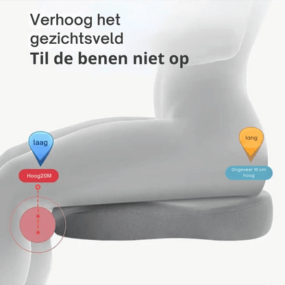 Autostoelverhoger - comfortabel en ademend kussen