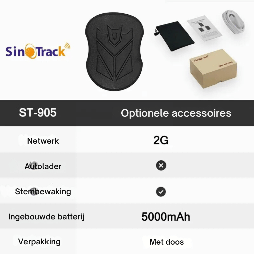 SinoTrack GPS Tracker - Waterproof | Real-Time Tracking