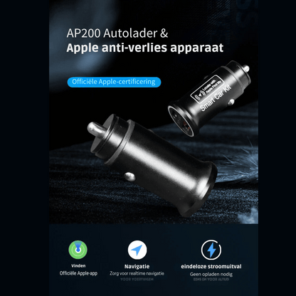AP200 USB-Autoladegerät - 20-W-Schnellladegerät mit GPS-Tracker
