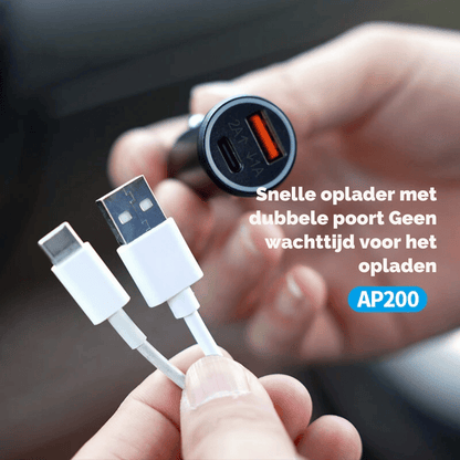 AP200 USB-Autoladegerät - 20-W-Schnellladegerät mit GPS-Tracker
